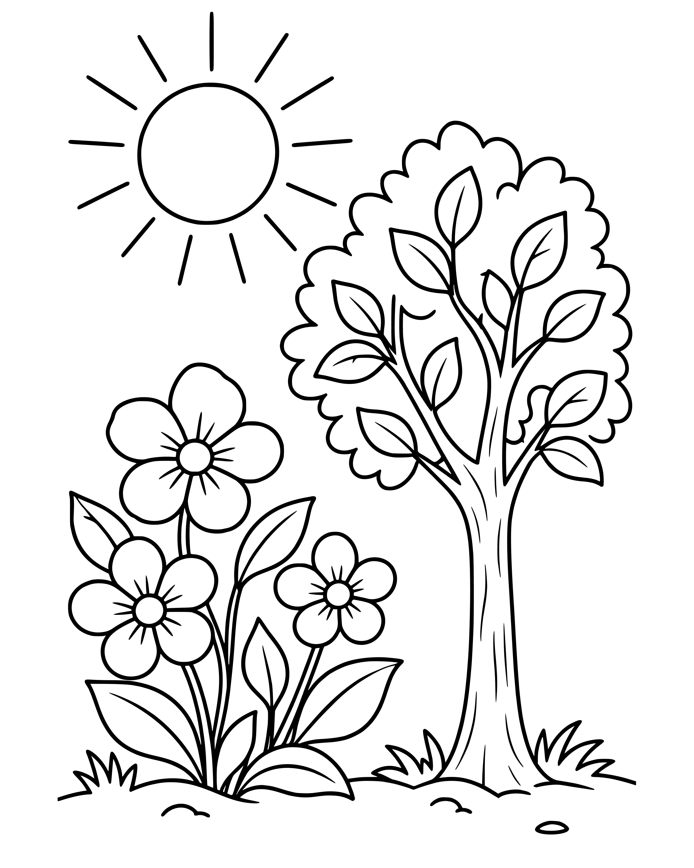 Simple Everything Beautiful in Its Time coloring page