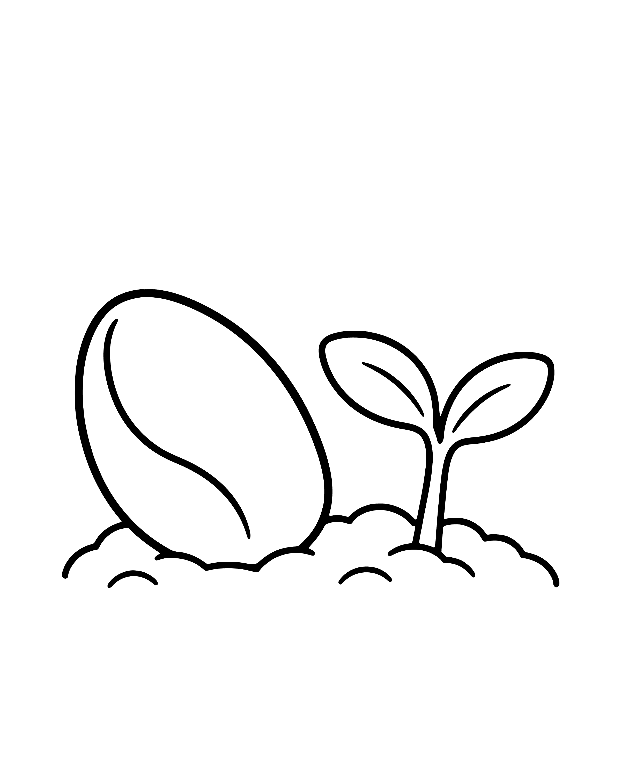Easy The Farmer Sows Seeds coloring page