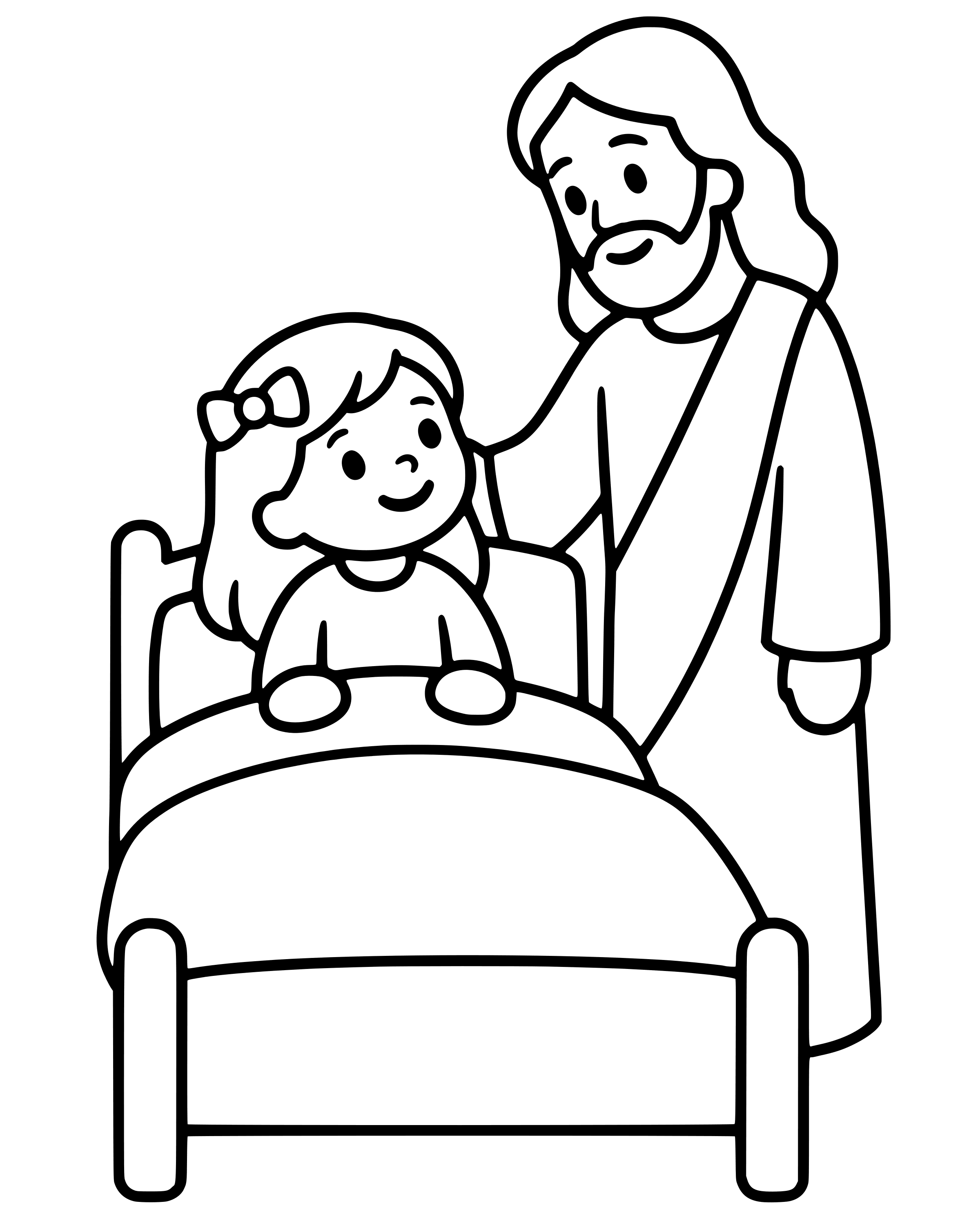 Easy Little Girl, Get Up! coloring page