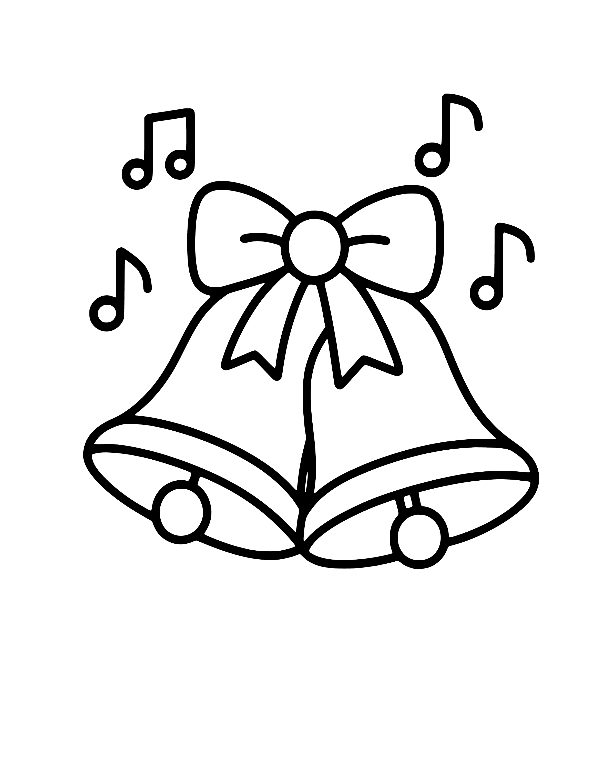 Easy Joy to the World coloring page