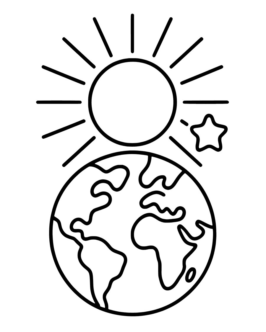 Easy In the Beginning Was the Word coloring page