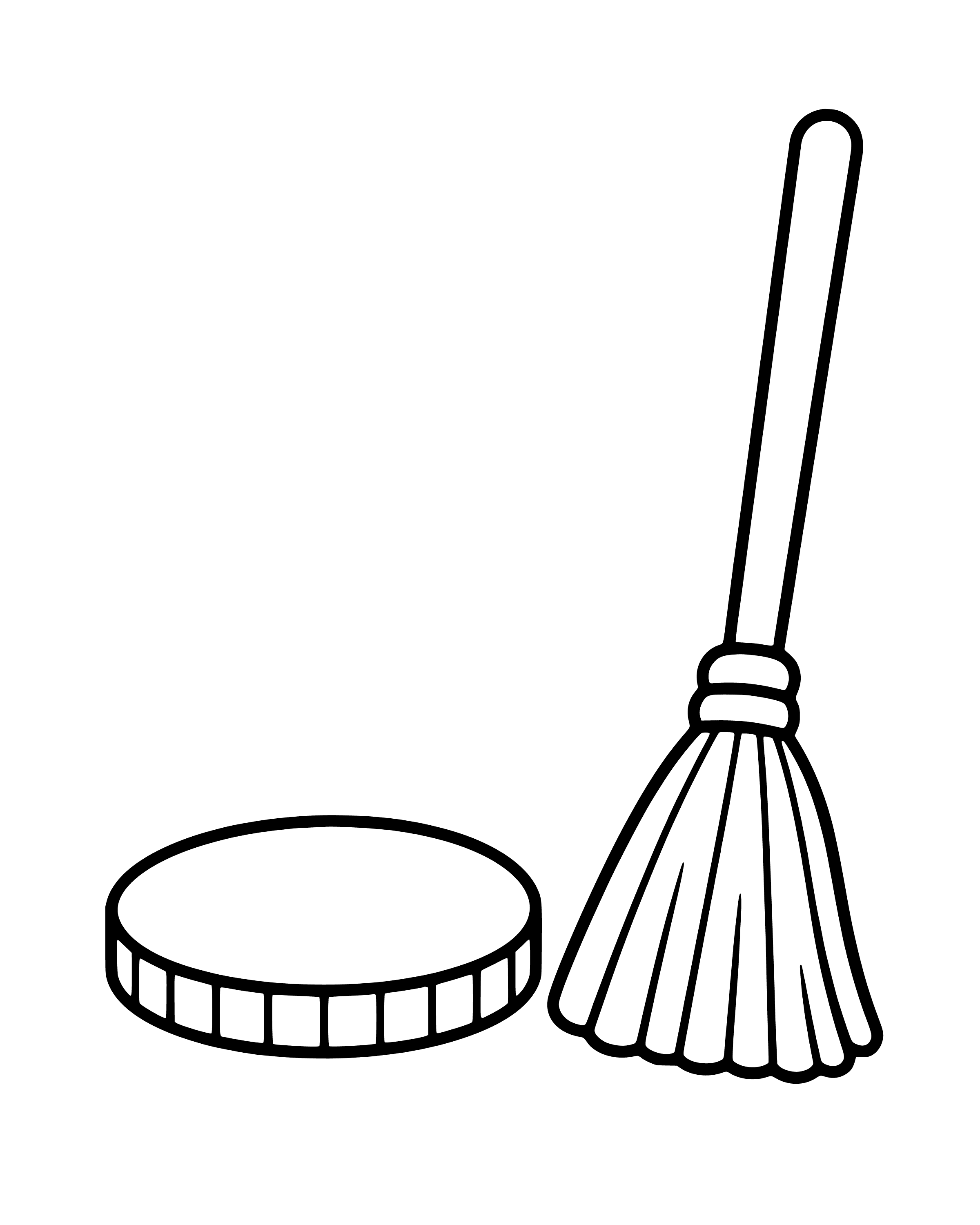 The Lost Coin, easy printable coloring page for ages 2–4