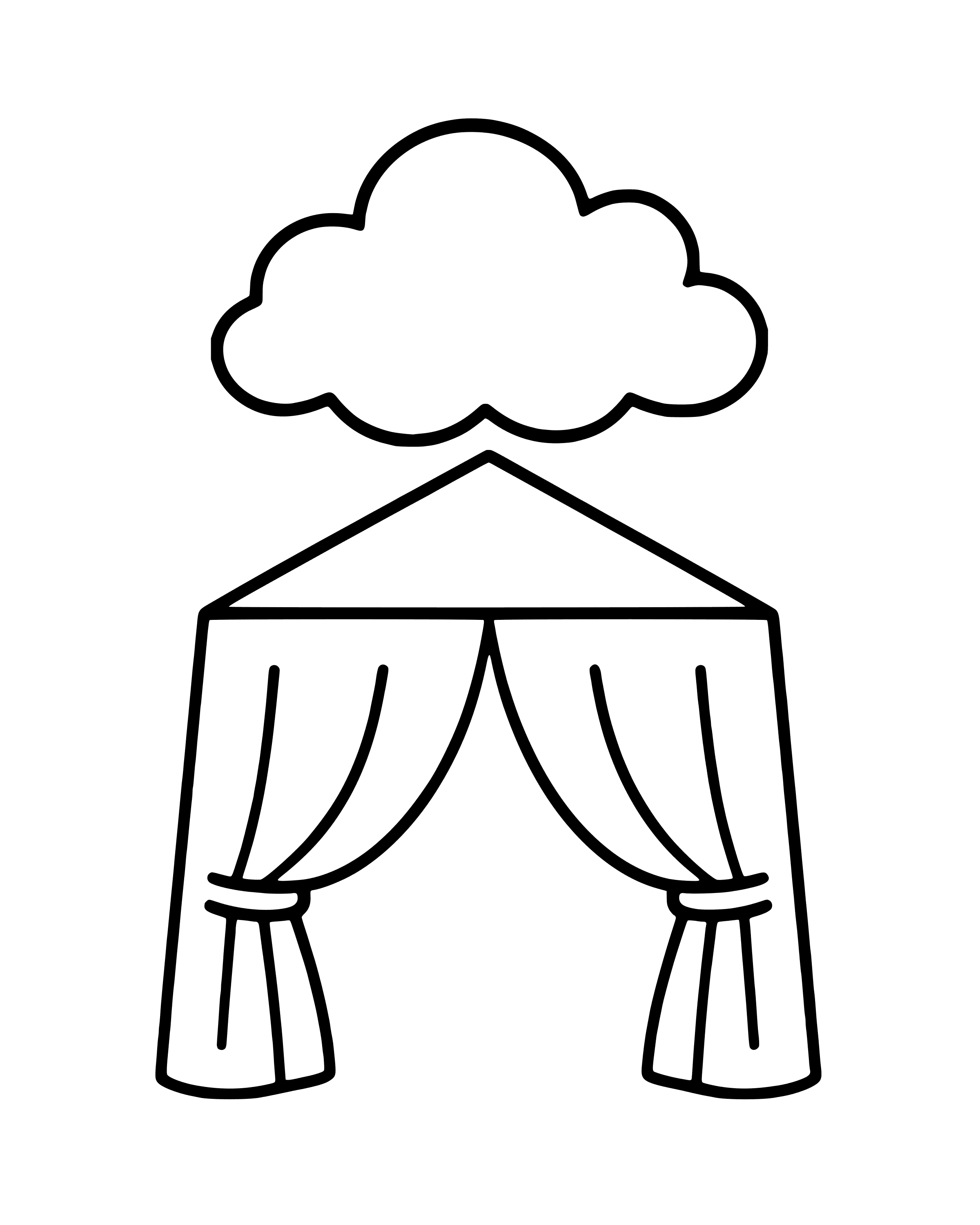 Easy The Tabernacle: God's Special Tent coloring page