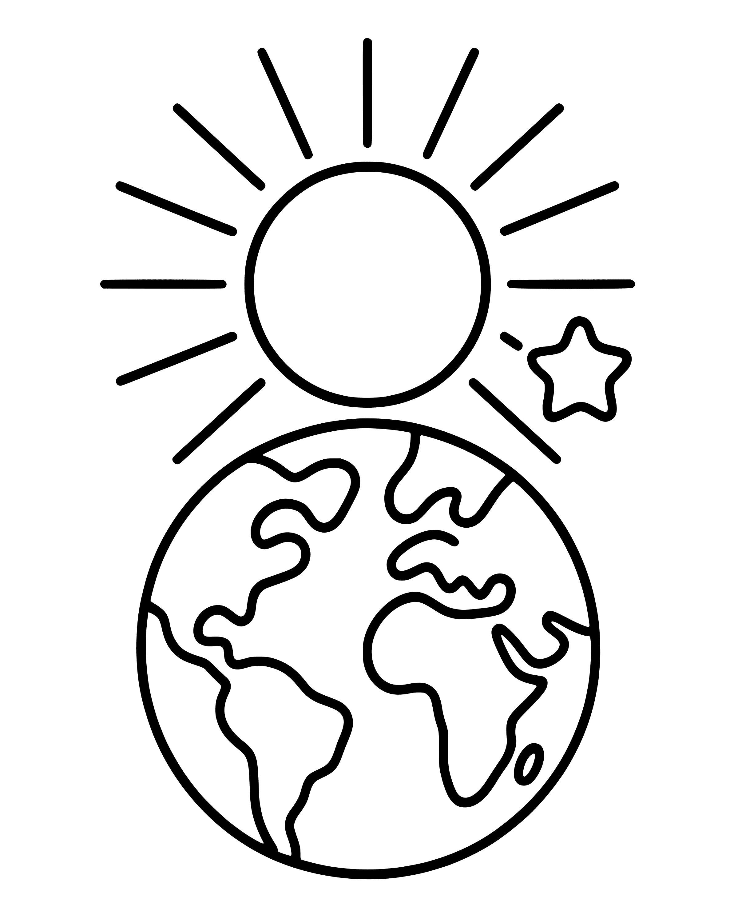 Easy In the Beginning Was the Word coloring page
