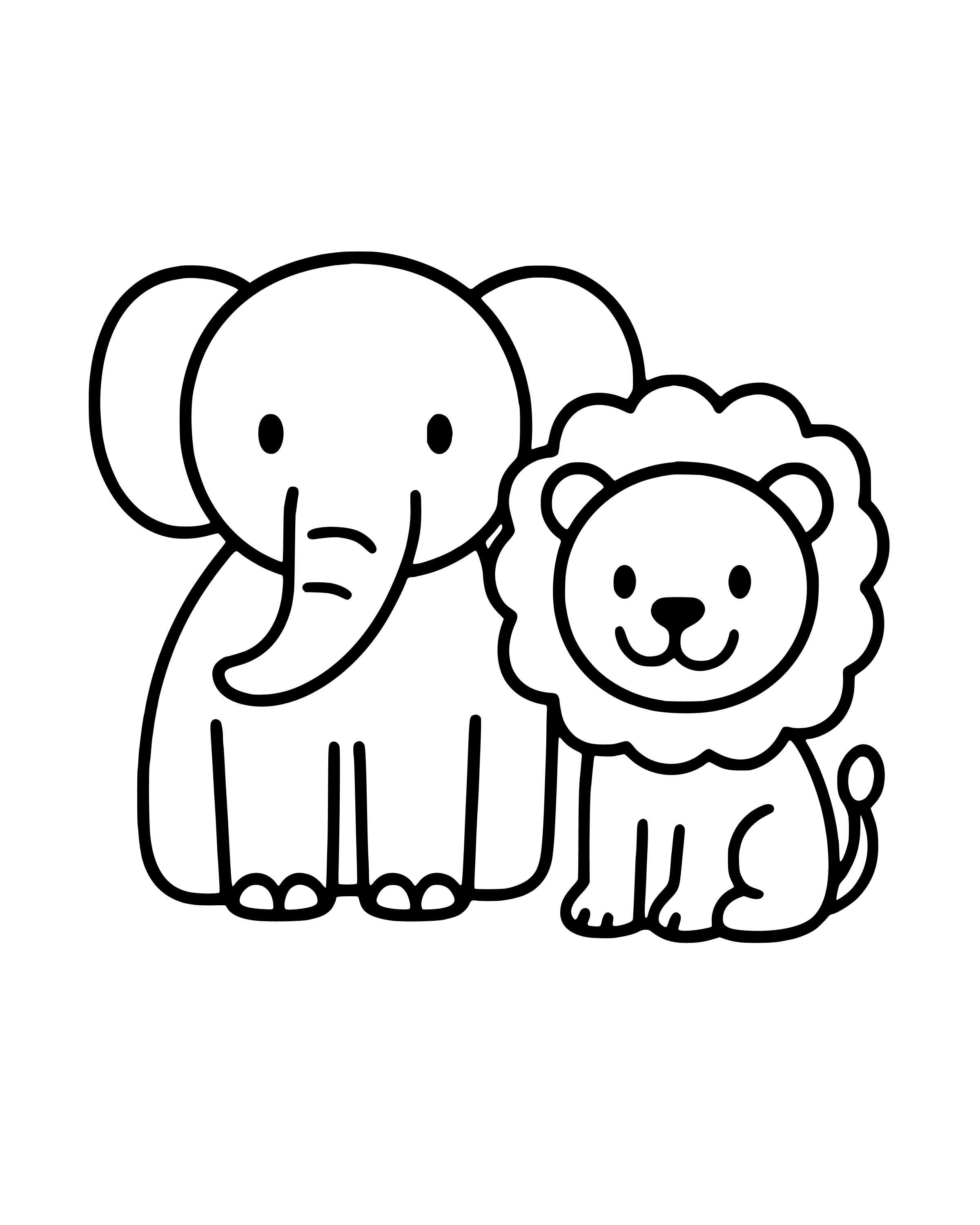 Easy Day 6: God Makes the Animals coloring page