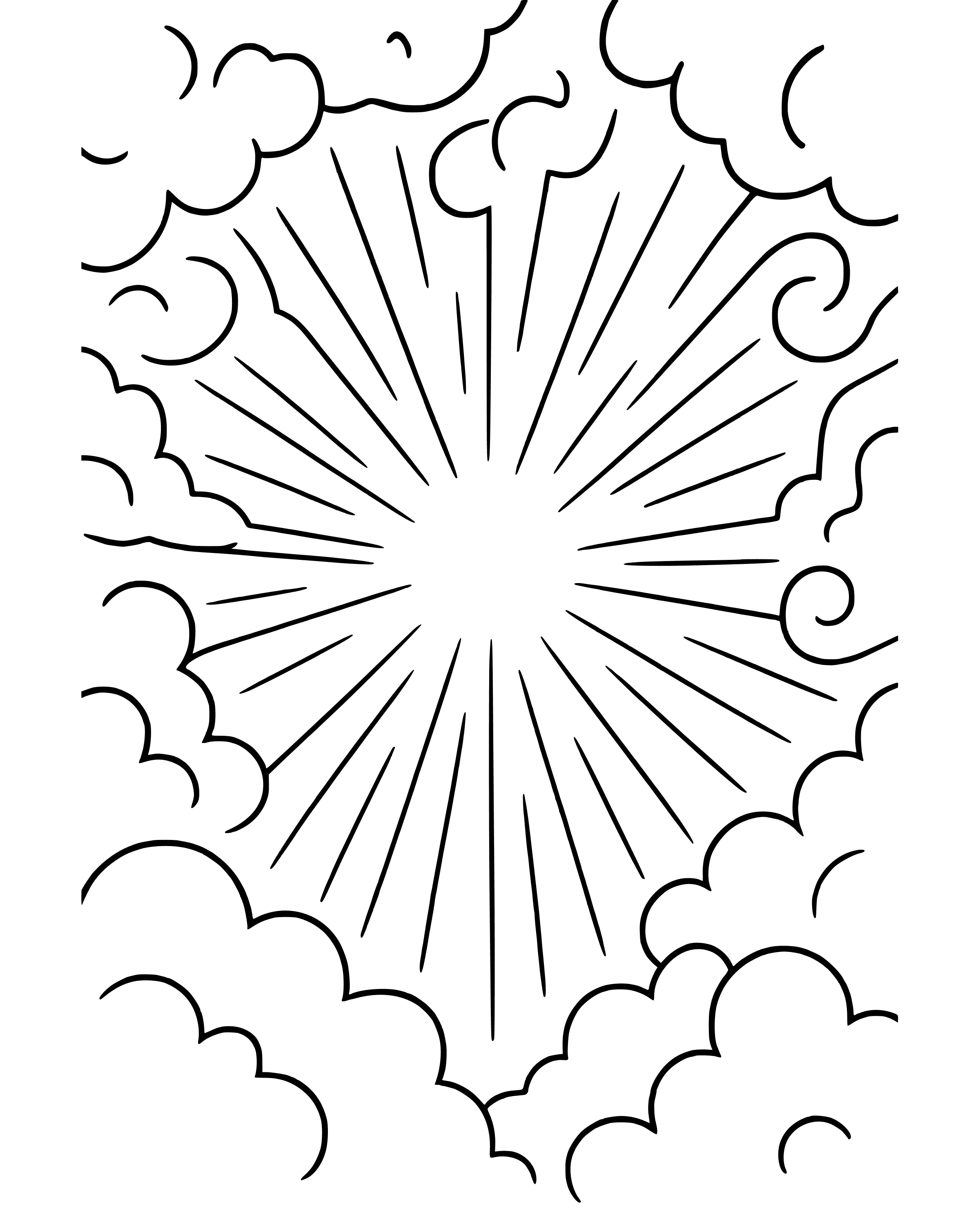 Simple Day 1: God Makes Light coloring page