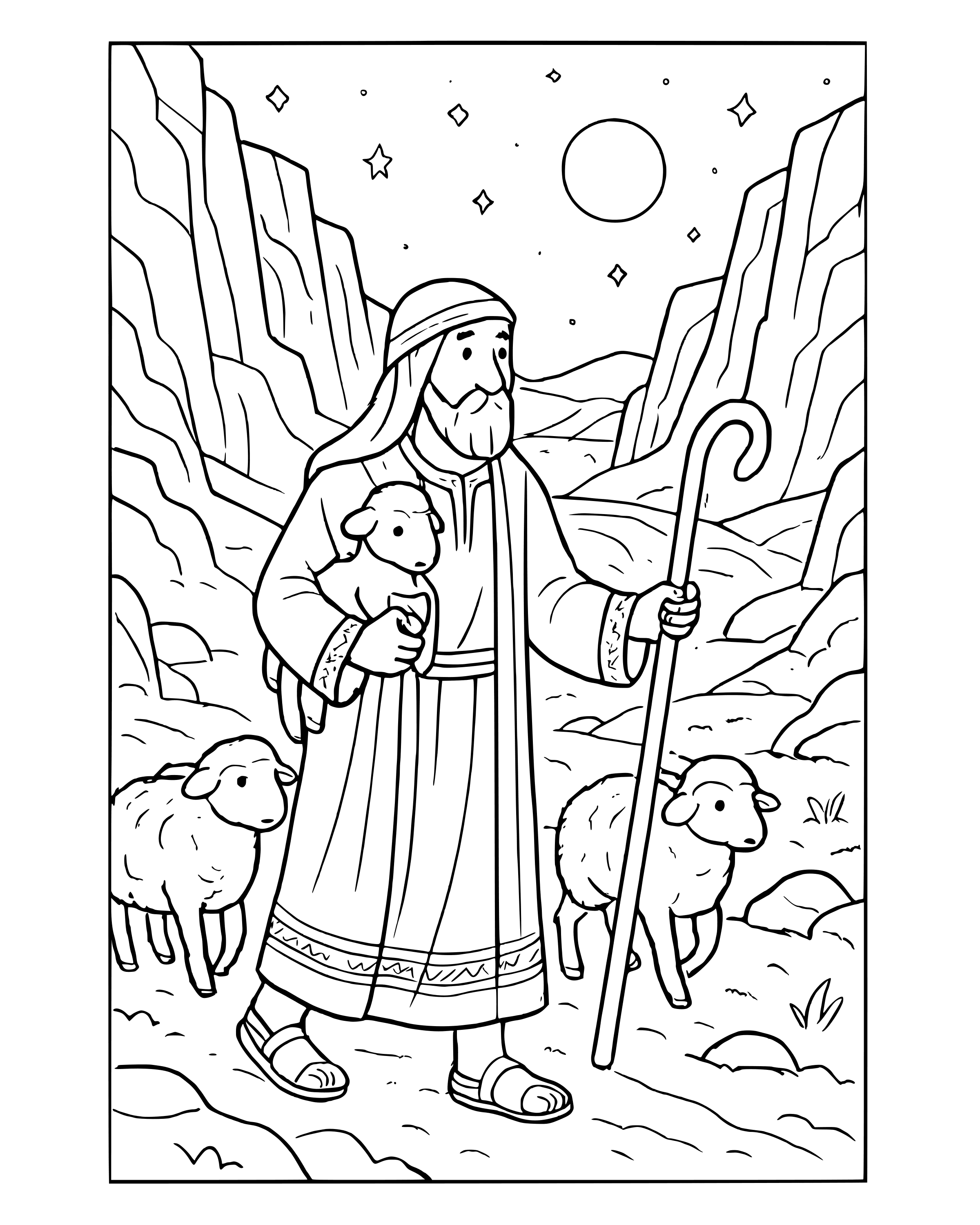 Detailed I Will Not Be Afraid coloring page
