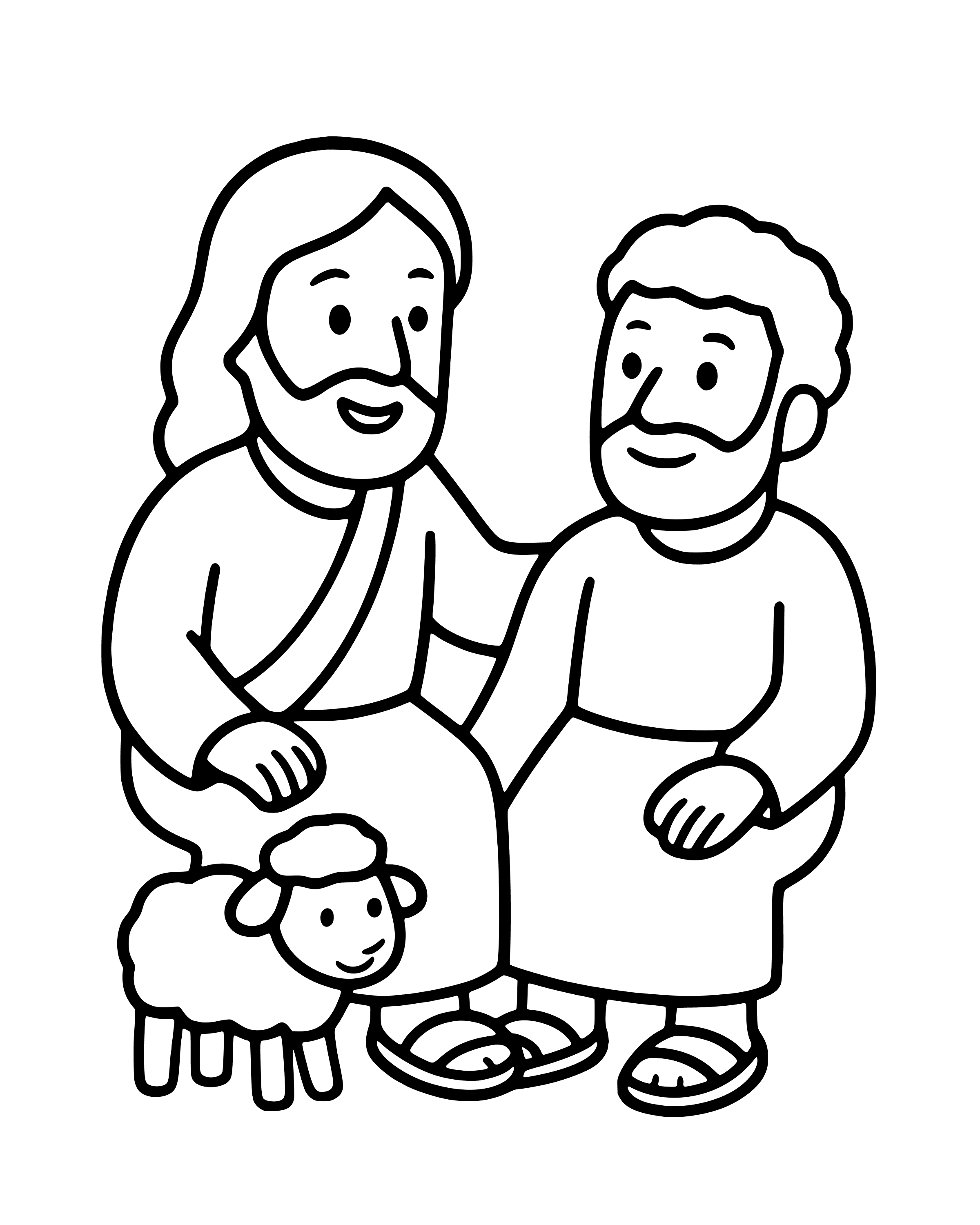 Easy Peter, Do You Love Me? coloring page