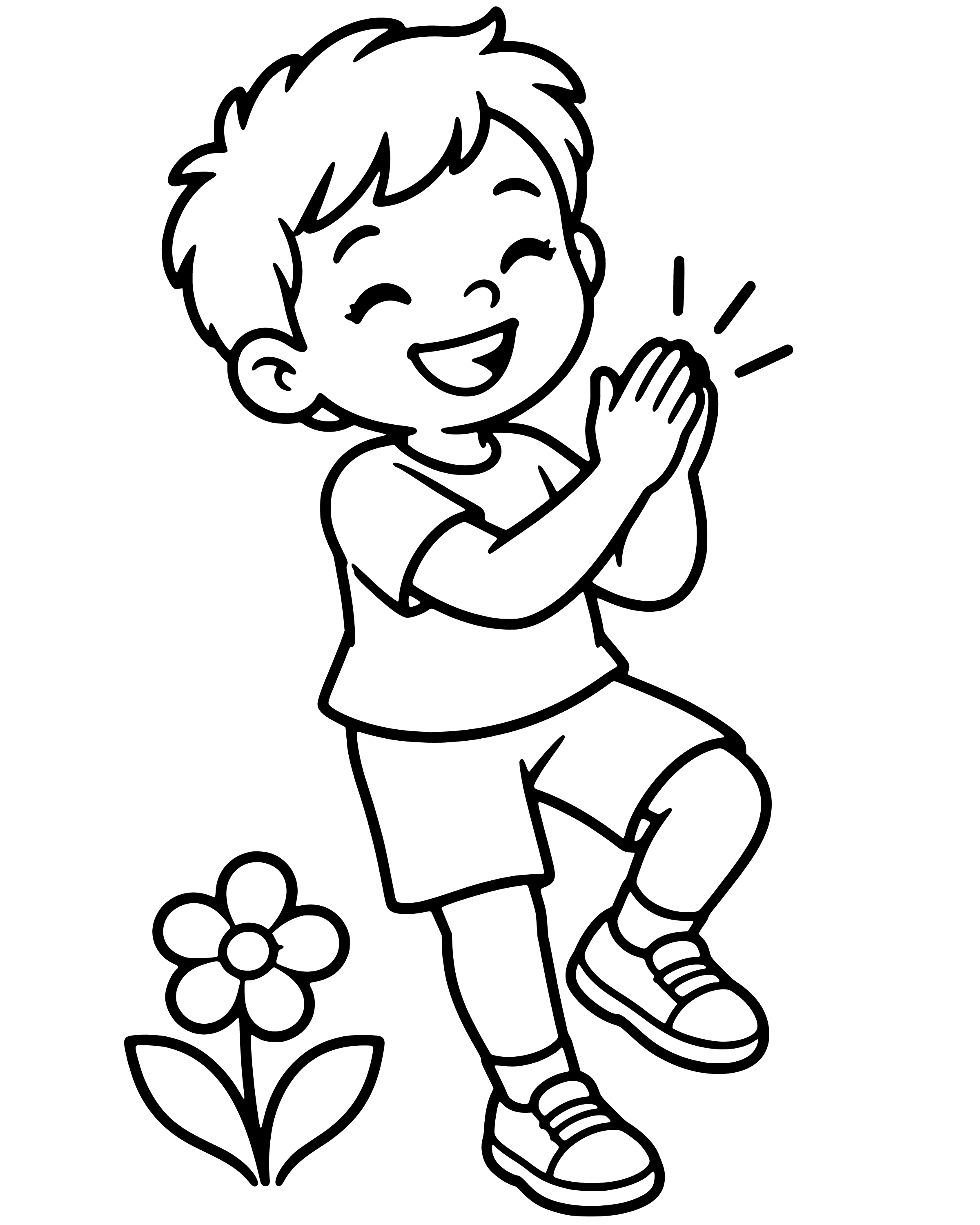 Easy A Time to Laugh coloring page