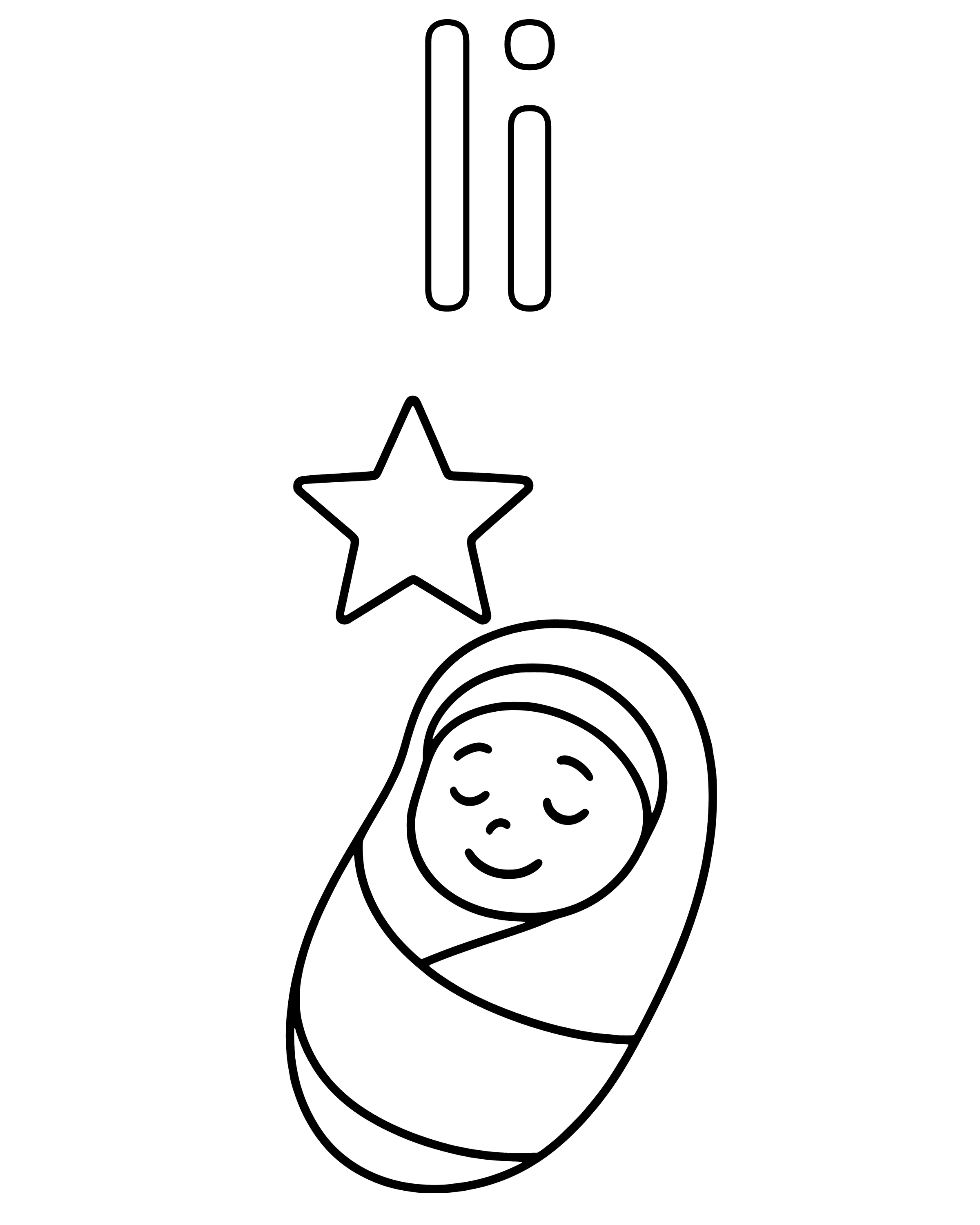 Easy I Is for Isaac coloring page