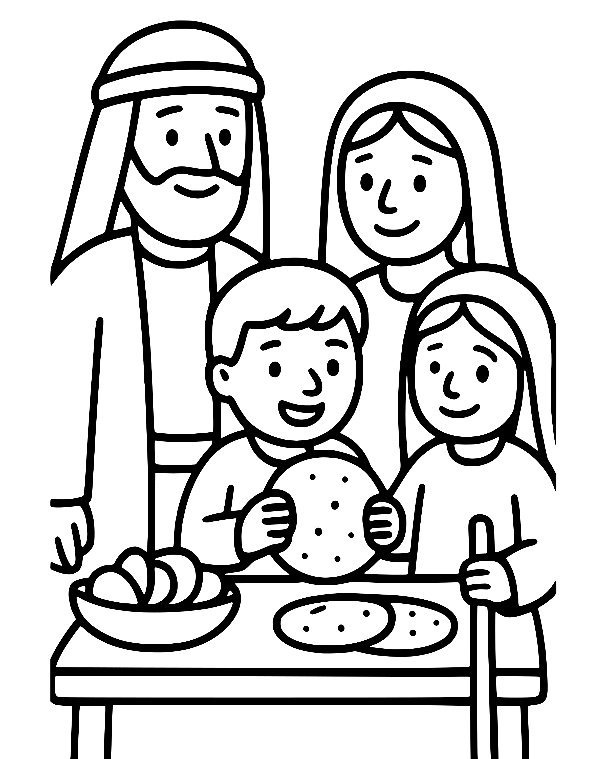 Easy The First Passover coloring page