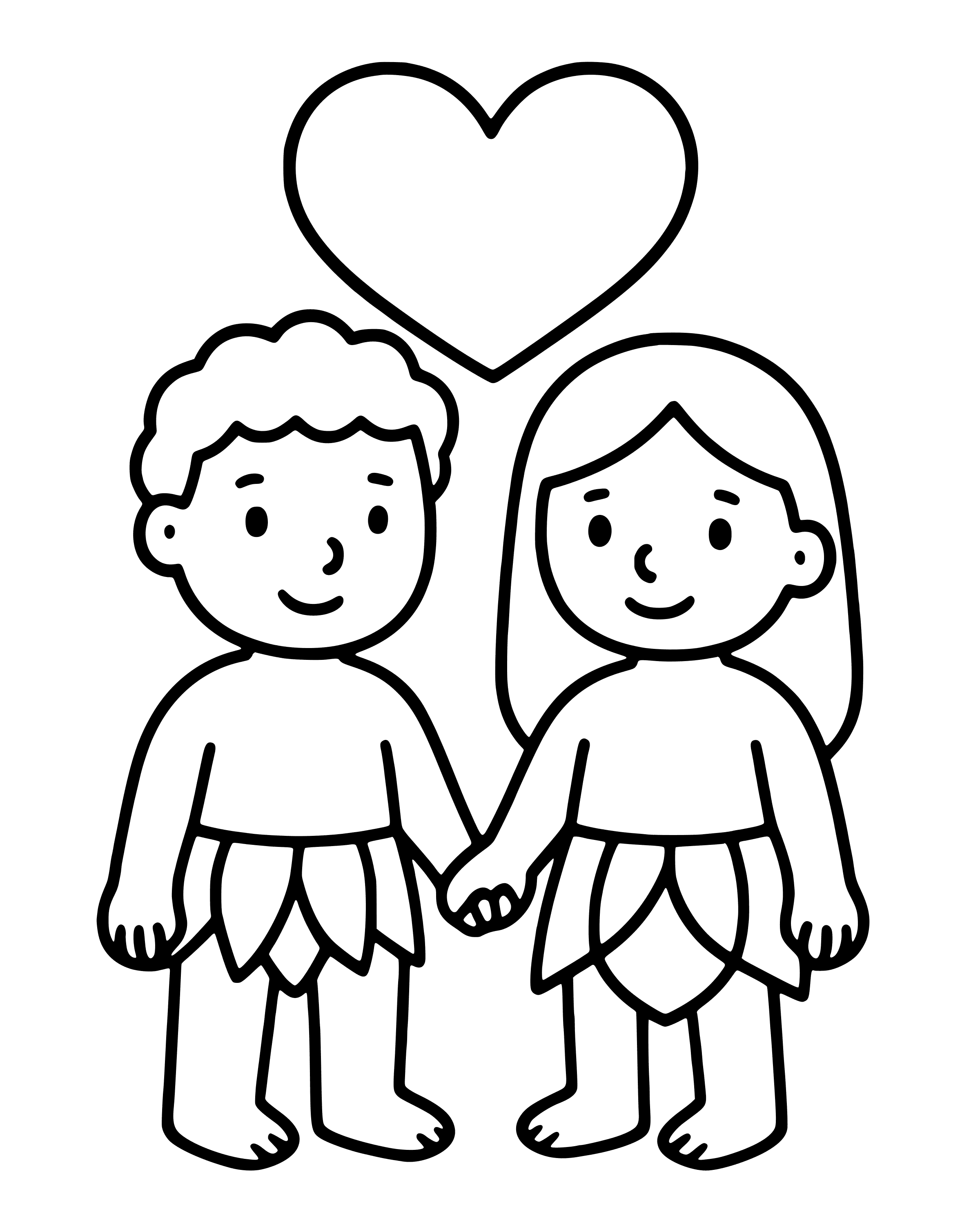 Easy Day 6: God Makes People coloring page