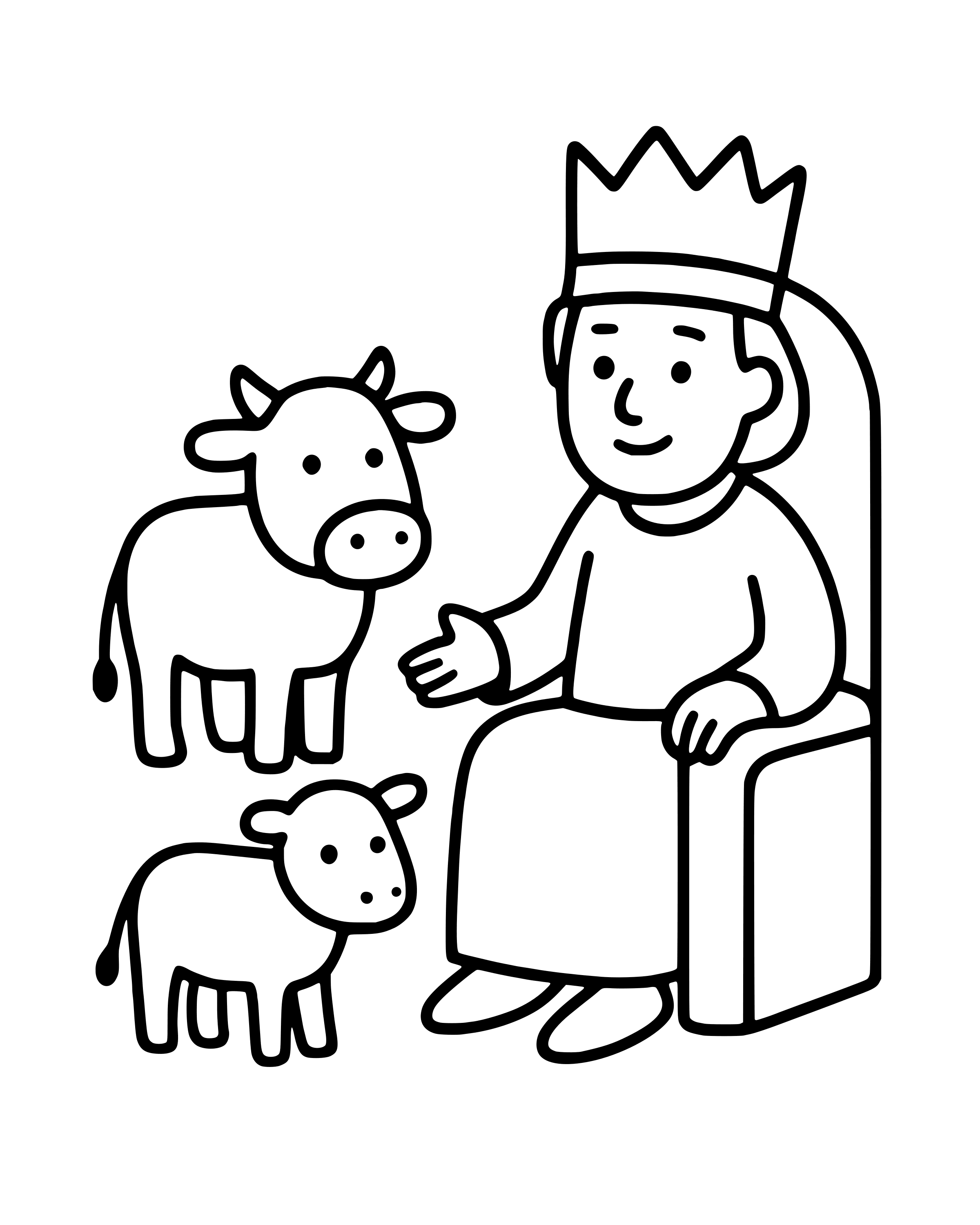 Easy Joseph Explains Pharaoh's Dreams coloring page