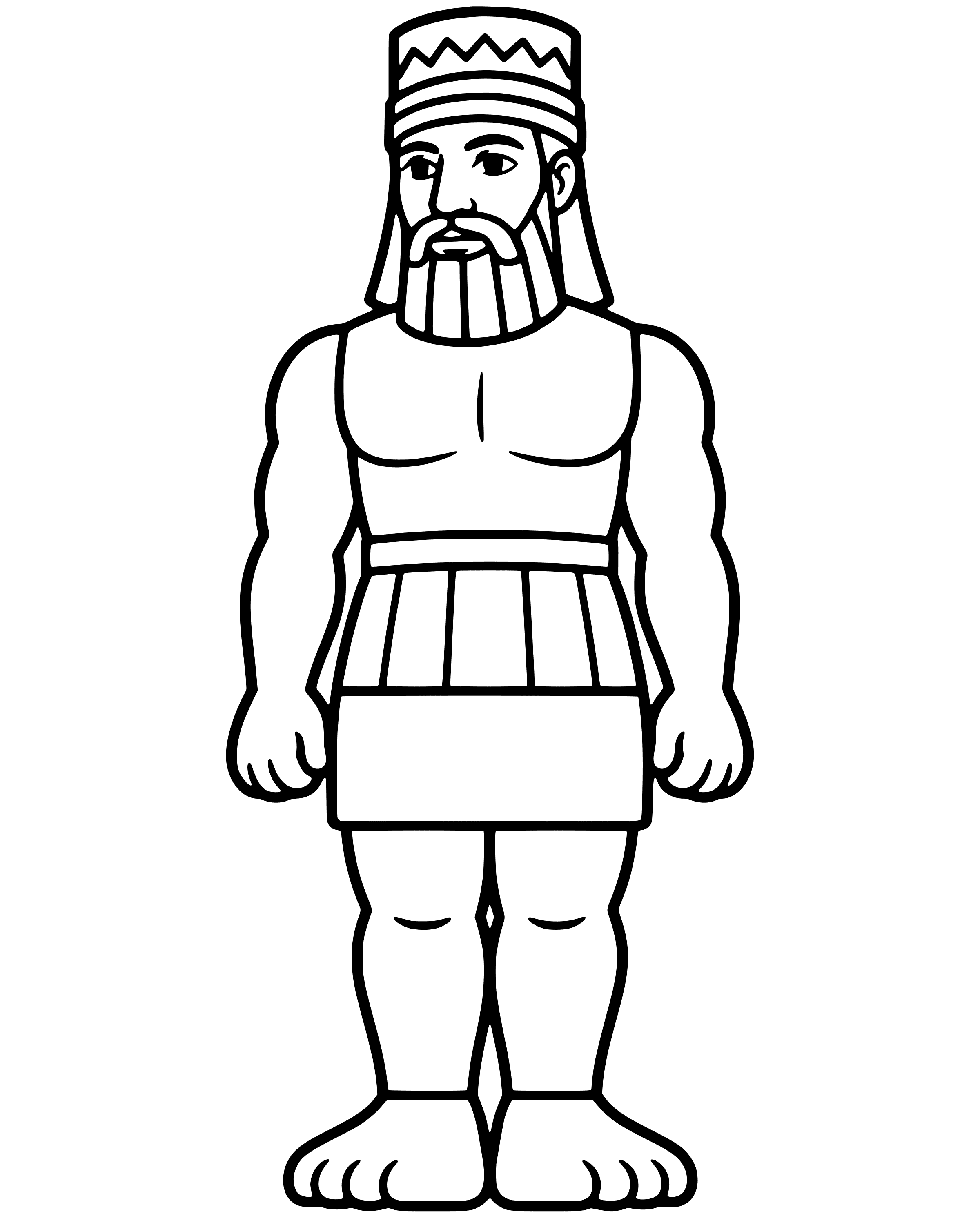 Easy Daniel Explains the King's Dream coloring page